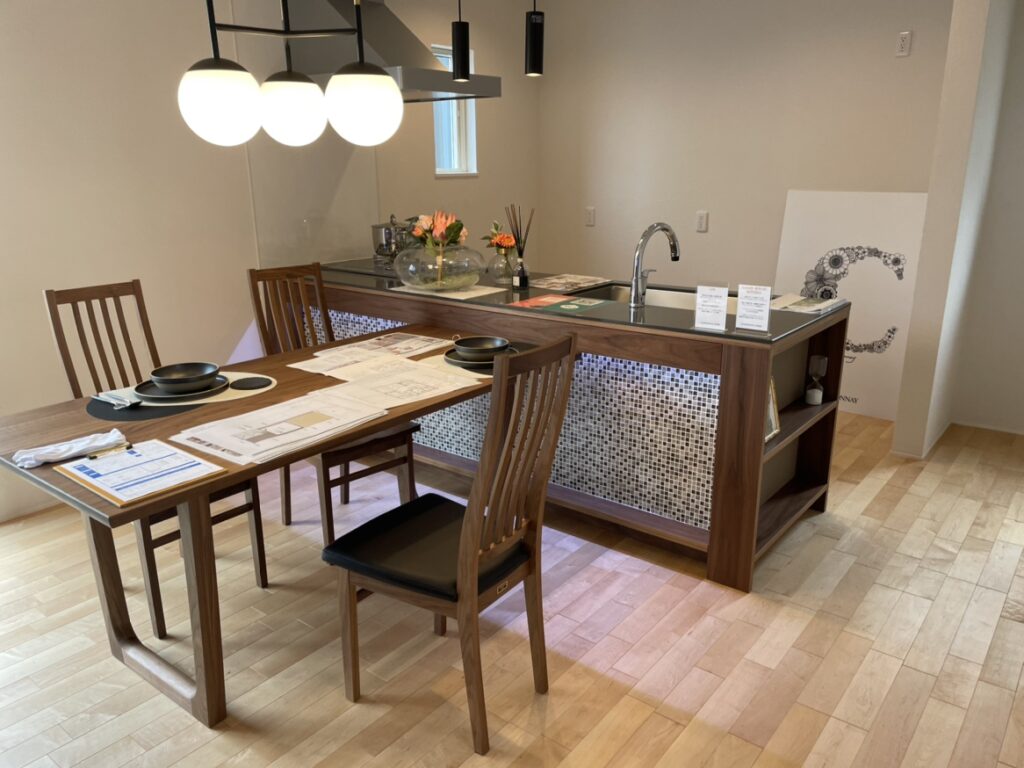 無垢材　キッチン