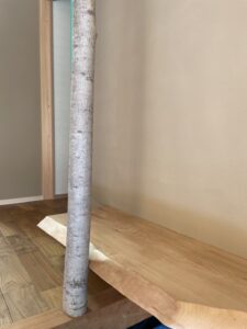 ミズメ　玄関飾り台