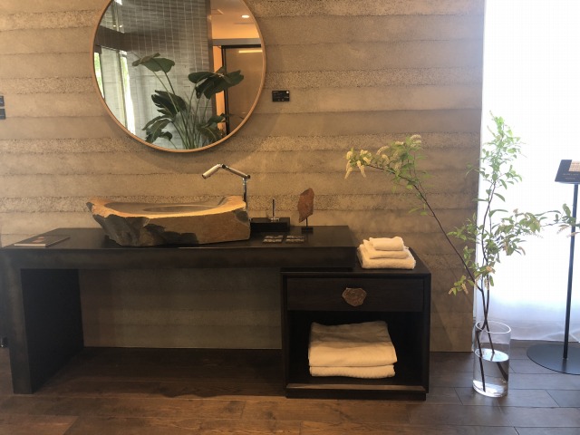 ケヤキの洗面台